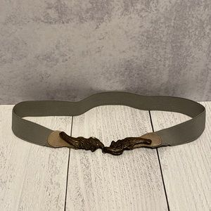 Urban Outfitters Stretch Angel Clasp Grey Belt